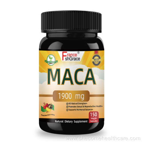 OEM maca root Boosting endurance Maca extract capsules